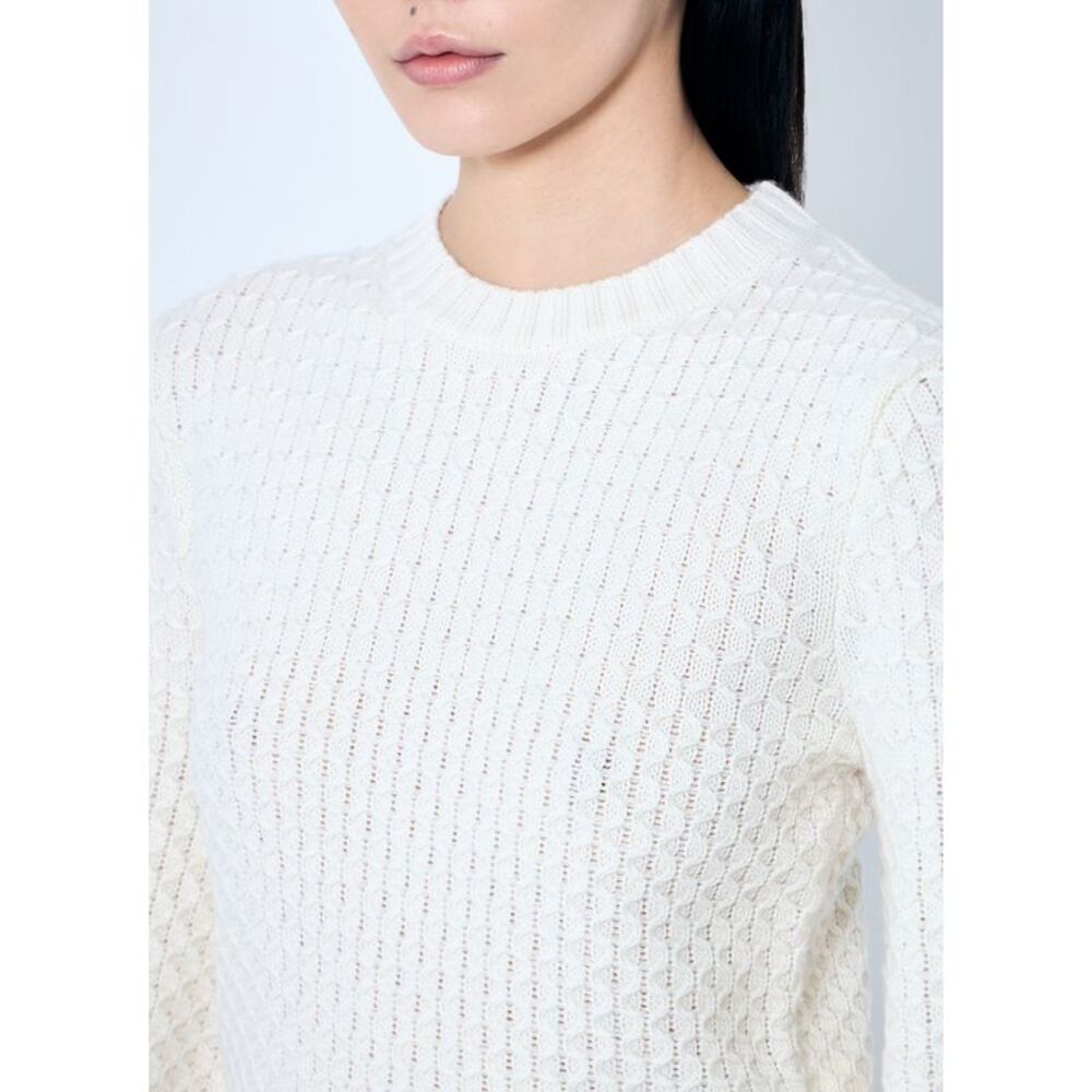 Max Mara Women Wool And Cashmere Decorative-Stitch Sweater - Picture 5 of 6